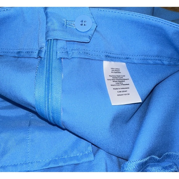 Talbots Bright Blue Ankle Pants - Picture 8 of 12